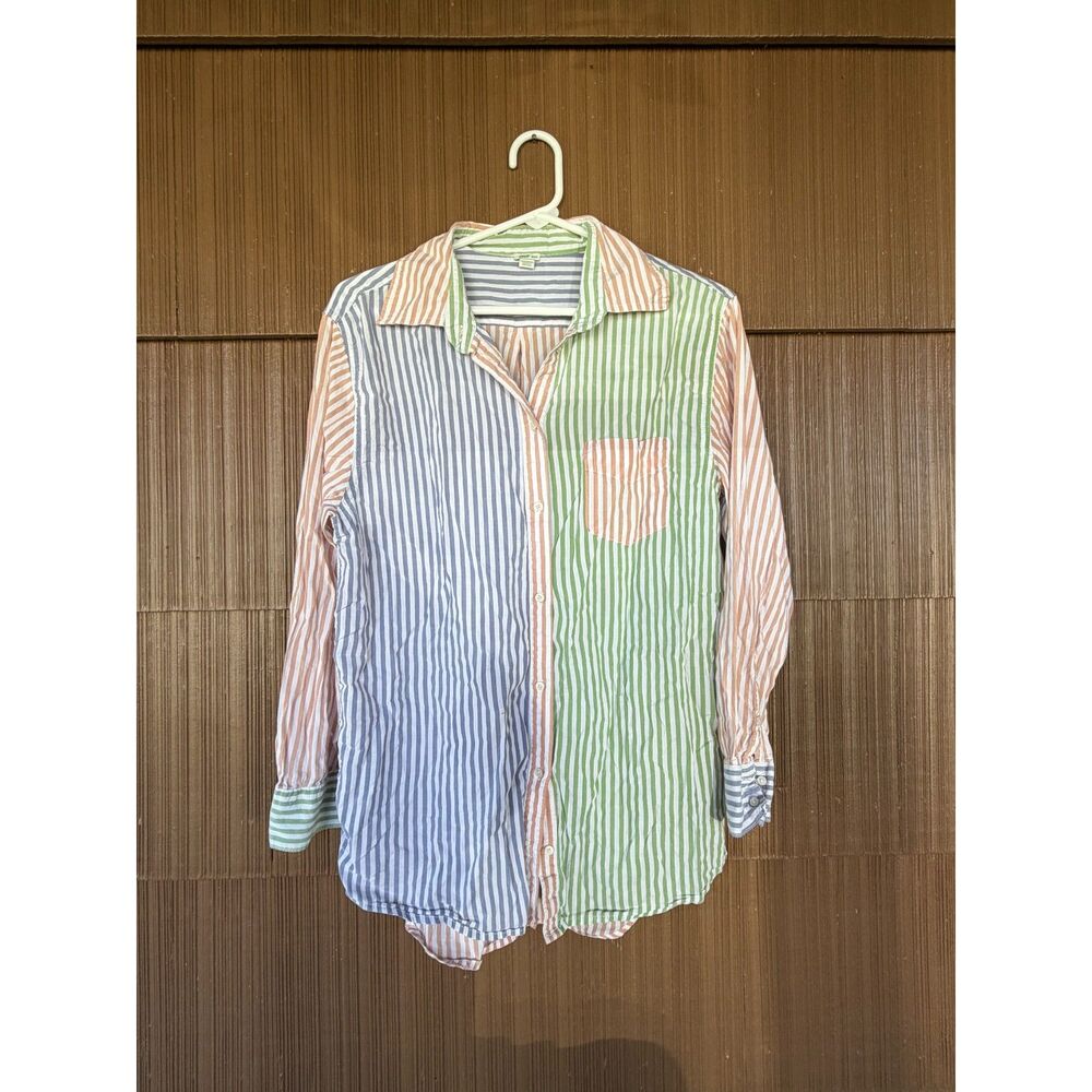 Aerie Colorblock Button-Up